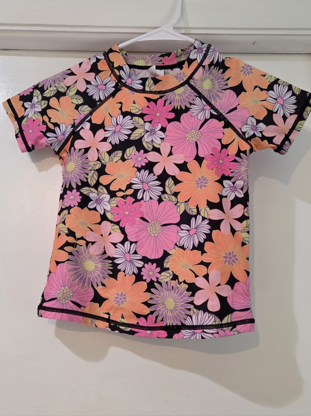 Girls Wonder Nation Swim Shirt Sz 7/8